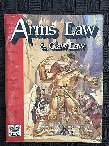 Beispielbild fr Arms Law & Claw Law 2nd Edition, 2nd Printing (Rolemaster (2nd Edition)) zum Verkauf von Noble Knight Games