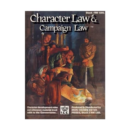 Beispielbild fr Character Law & Campaign Law 2nd Edition, 2nd Printing (Rolemaster (2nd Edition)) zum Verkauf von Noble Knight Games
