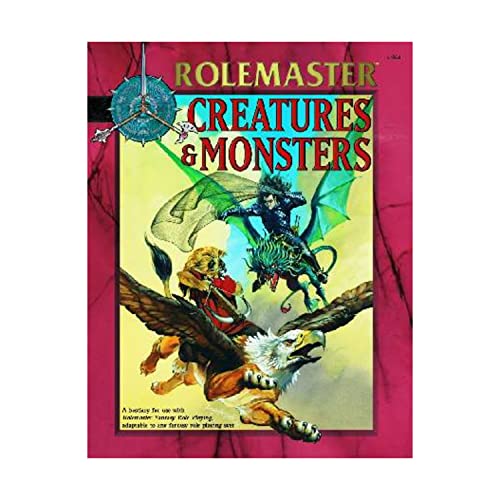 Stock image for Creatures & Monsters (Rolemaster Fantasy Role Playing (4th Edition)) for sale by Noble Knight Games