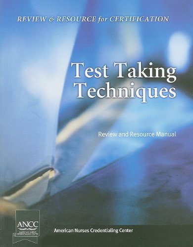 Stock image for Test Taking Techniques: Review and Resource Manual for sale by Wonder Book