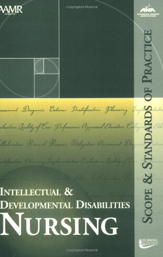 Imagen de archivo de Intellectual and Developmental Disabilities Nursing: Scope and Standards of Practice (American Nurses Association) a la venta por SecondSale