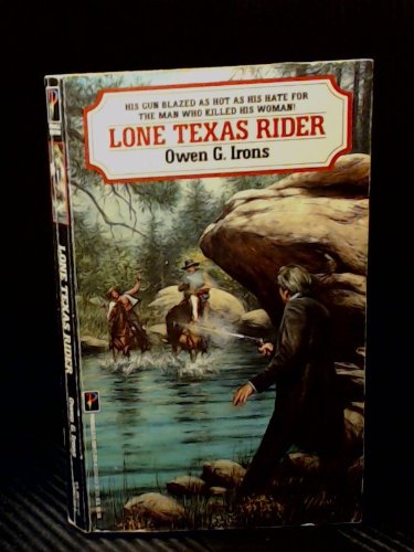 Beispielbild fr Lone Texas Rider zum Verkauf von SecondSale