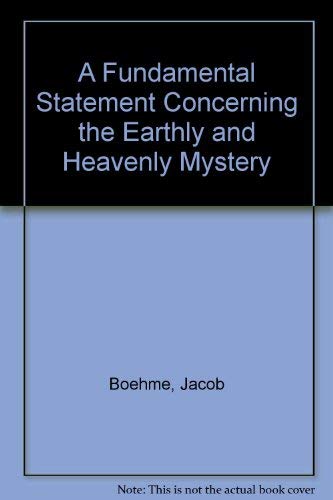 FUNDAMENTAL STATEMENT CONCERNING THE EARTHLY AND HEAVENLY MASTERS