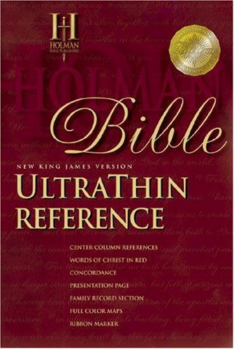 Beispielbild fr NKJV UltraThin Reference Bible (Black Genuine Leather) zum Verkauf von Books Unplugged