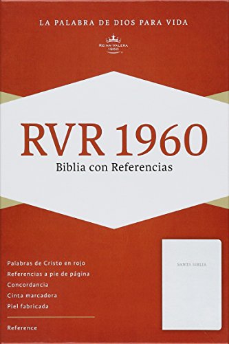 Stock image for RVR 1960 Biblia con Referencias, blanco piel fabricada (Spanish Edition) for sale by SecondSale