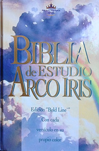 Imagen de archivo de RVR 1960 Biblia de Estudio Arco Iris, tapa dura con ndice (Spanish Edition) a la venta por GF Books, Inc.