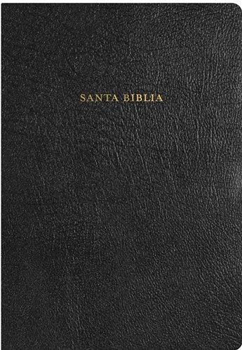 Imagen de archivo de RVR 1960 Biblia de Estudio Arco Iris, negro piel fabricada (Spanish Edition) a la venta por Wizard Books