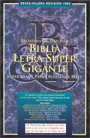 9781558196797: Biblia Letra Super Gigante Con Referencias/Super Giant Print Reference Bible