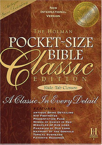 Beispielbild fr Bible New International Version Pocket Classic Deluxe Brit Tan with Slide zum Verkauf von Better World Books