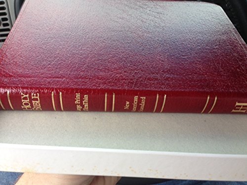 Holy Bible: Ultrathin Large Print Reference : New American Standard : Burgundy Genuine Leather (9781558198234) by Bible