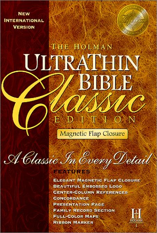 Ultrathin Bible-NIV-Classic Magnetic Flap Closure