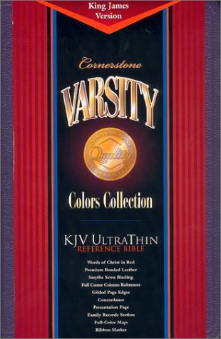 9781558199446: Holy Bible: Cornerstone Varsity King James Version Purple Ultrathin Reference