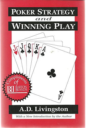 Beispielbild fr Poker Strategy and Winning Play zum Verkauf von Wonder Book