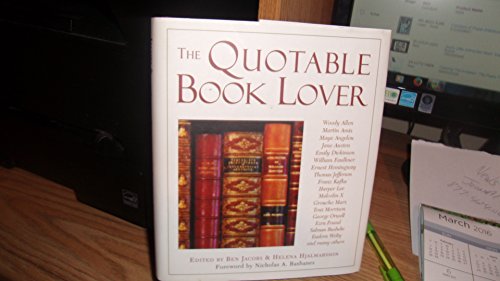 9781558218826: The Quotable Book Lover