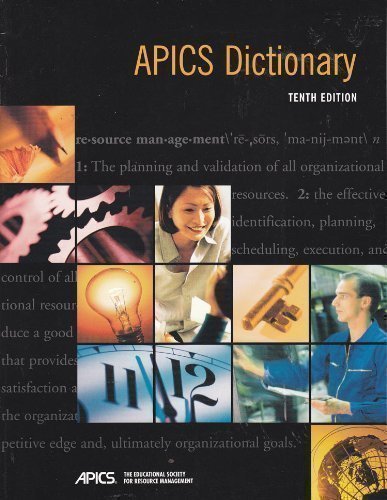 Imagen de archivo de Apics Dictionary a la venta por HPB-Red