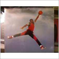 Nike Michael Jordan 1984 1994 Ten Year Anniversary Calendar By