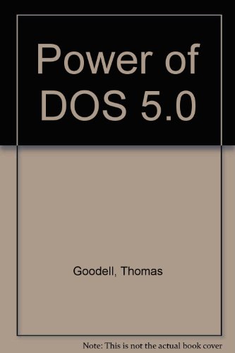 Stock image for Power of DOS 5.0 for sale by Goldstone Books