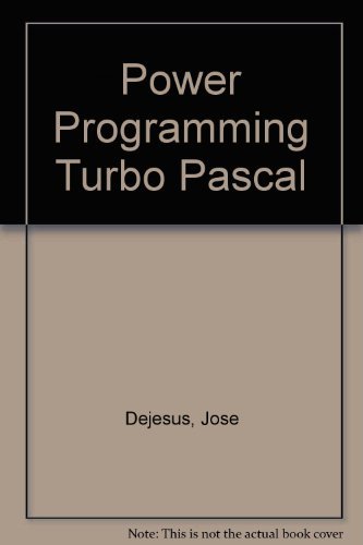 Beispielbild fr Power Programming Turbo Pascal zum Verkauf von AwesomeBooks