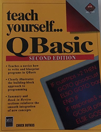 Stock image for Teach Yourself Qbasic for sale by Front Cover Books