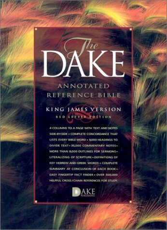 9781558290686: Kjv Dake Black Bonded Leather