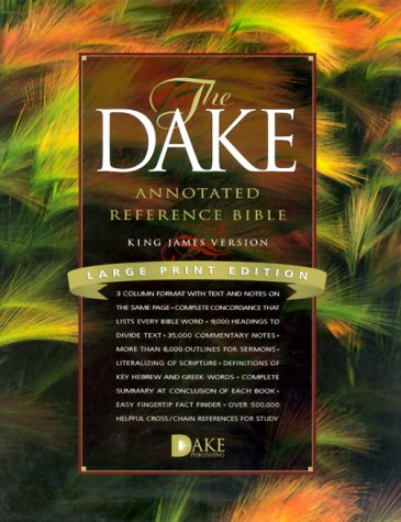 Stock image for Dake Annotated Reference Bible for sale by Unique Books