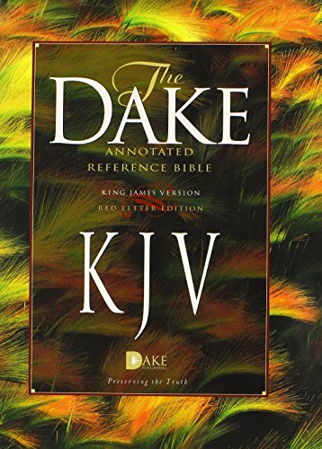 Beispielbild fr Dake's Annotated Reference Bible-KJV zum Verkauf von Wm Burgett Bks and Collectibles