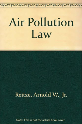 9781558342347: Air Pollution Law