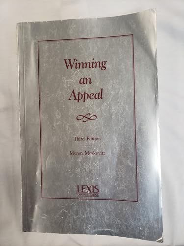 Beispielbild fr Winning an appeal: A step-by-step explanation of how to prepare and present your case efficiently and effectively, with sample briefs (Contemporary legal education series) zum Verkauf von HPB-Red