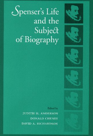 Imagen de archivo de Spenser's Life and the Subject of Biography. a la venta por Grendel Books, ABAA/ILAB