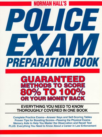 9781558502963: Norman Hall's Police Exam Preparation Book