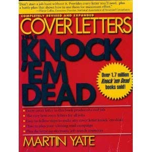 Beispielbild fr Cover Letters That Knock 'Em Dead zum Verkauf von Wonder Book