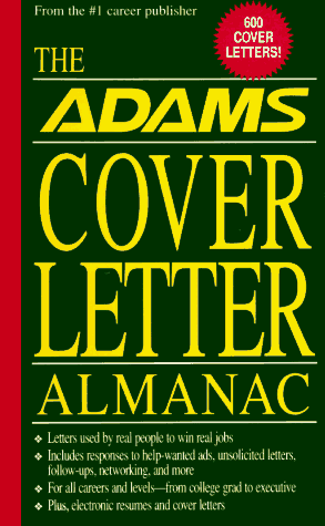 Imagen de archivo de Adams Cover Letter Almanac a la venta por SecondSale