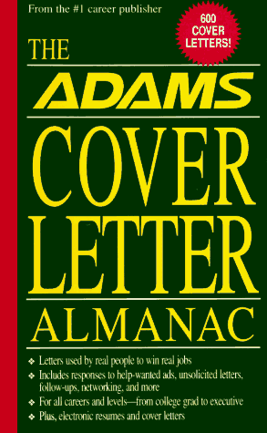 9781558504974: The Adams Cover Letter Almanac