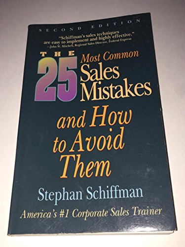Stock image for The 25 Most Common Sales Mistakes . and How to Avoid Them for sale by SecondSale