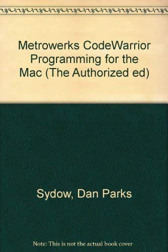 Imagen de archivo de Metrowerks CodeWarrior Programming for the Mac a la venta por ThriftBooks-Dallas
