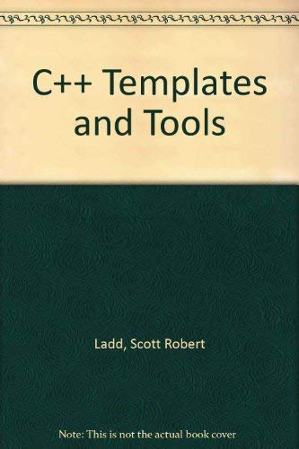 Beispielbild fr C++ Templates and Tools zum Verkauf von Better World Books