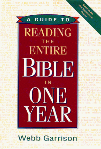 Imagen de archivo de A Guide to Reading the Entire Bible in One Year a la venta por Better World Books