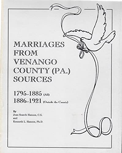 9781558561786: Marriages from Venango County sources