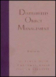 9781558602564: Distributed Object Management
