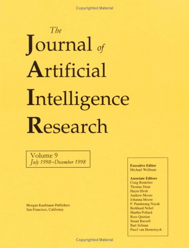 Journal of Artificial Intelligence Research, Volume 9 (JAIR) (9781558606333) by Unknown, Author