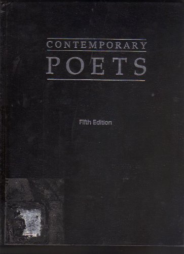 Stock image for Contemporary Poets for sale by Better World Books