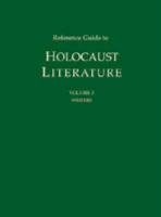 Beispielbild fr Reference Guide to Holocaust Literature zum Verkauf von Better World Books: West