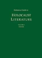 Stock image for Reference Guide to Holocaust Literature for sale by Better World Books: West