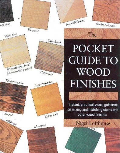 Stock image for The Pocket Guide to Wood Finishes: Instant, Practical, Visual Guidance on Mixing and Matching Stains and Other Wood Finishes for sale by Goodwill of Colorado