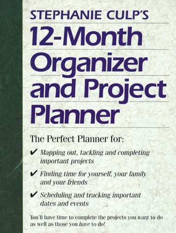 Stock image for Stephanie Culp's 12-Month Organizer and Project Planner for sale by SecondSale