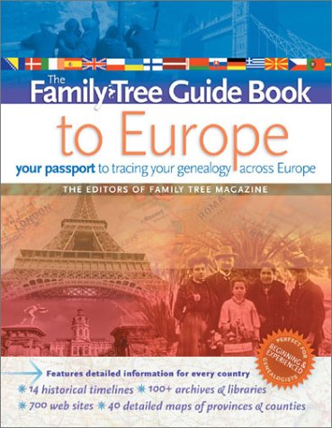 Stock image for Family Tree Guide Book to Europe for sale by Better World Books: West