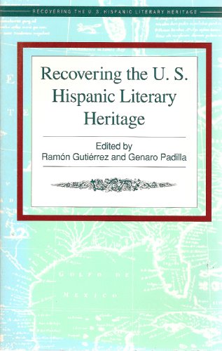 Imagen de archivo de Recovering the U.S. Hispanic Literary Heritage (Vol. 1) a la venta por Ergodebooks