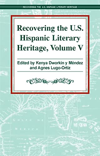 Beispielbild fr Recovering the U.S. Hispanic Literary Heritage zum Verkauf von HPB-Red