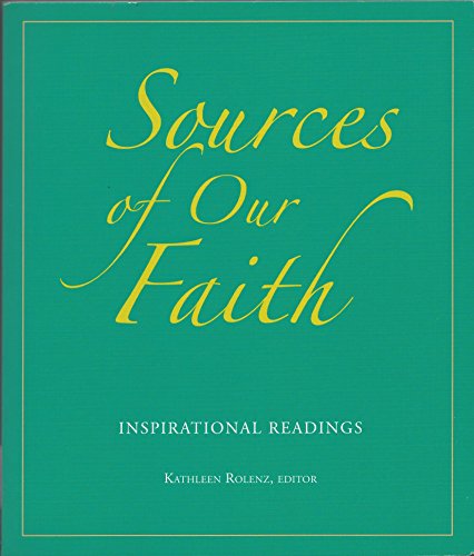 9781558966789: Sources of Our Faith : Inspirational Readings