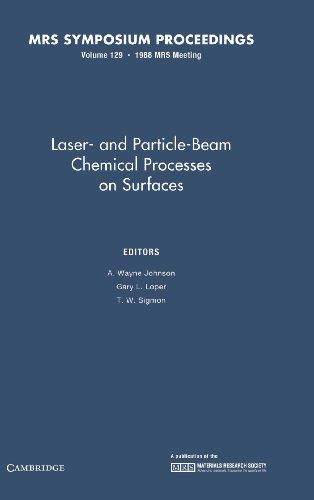 Imagen de archivo de Laser- and Particle-Beam Chemical Processes on Surfaces: Volume 129 (MRS Proceedings) a la venta por HPB-Red